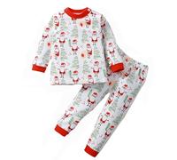 Lungo Pigiama Ragazzo Pigiameria Bambino Due Pezzi Abbigliamento da Casa Set Lunga Intimo Termico Pigiami Caldo Cotone Homewear Lounge Sleepwear Casual