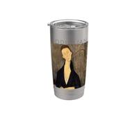 Lunia Czechowska - à la robe noire Amedeo Modigliani Bicchiere termico in acciaio inox doppia parete