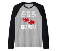 L'unica Cosa Che Amo più di Craps è Essere Un Nonno Maglia con Maniche Raglan