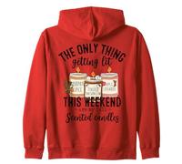 L'unica Cosa Che Si accende Sono Le Mie Candele Autunnali Felpa con Cappuccio