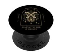 L'unica cosa costante nella vita è il cambiamento (Boho Butterfly) PopSockets PopGrip Adesivo
