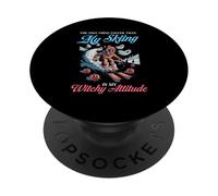 L'unica cosa più veloce dei miei sci è il mio atteggiamento PopSockets PopGrip Adesivo