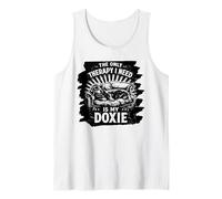 L'unica Terapia di Cui Ho Bisogno è l'umorismo del Mio Cane Doxie Canotta