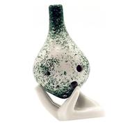 L'unico flauto naturale a forma di flauto fumato Ocarina professionale Gradiente dipinta a mano Ocarina da gioco a 6 fori Ocarina didattica a sei fori in ceramica