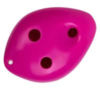 L'unico flauto naturale a forma di flauto fumato Ocarina professionale Ocarina professionale a 6 fori in plastica con tono C, strumento musicale for principianti(Red)