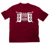 L'Unico Good Sistema Is The Soundsystem T-Shirt Free Tekno Musica Bass Hardtek