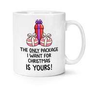 L'Unico Pacchetto Che Voglio Per Natale È Tuo Tazza 10oz Rude Divertente Cock