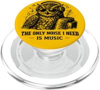 L'unico rumore di cui ho bisogno è Music Owl Lover PopSockets PopGrip per MagSafe