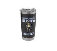 L'unico squat che sto facendo è Diddly Cowboy Frog Meme Bicchiere termico in acciaio inox doppia parete