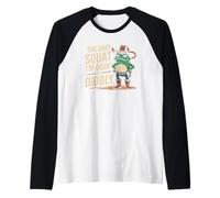 L'unico Squat Che STO Facendo è Diddly Frog Cowboy Boot Maglia con Maniche Raglan