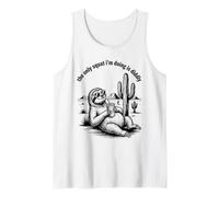 L'unico Squat Che STO Facendo è Diddly Funny Sloth Anti Fitness Canotta