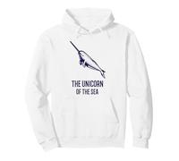 L'unicorno del Mare (Funny Weird Statement) Felpa con Cappuccio