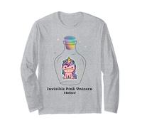 L'unicorno Rosa Invisibile (IPU) Maglia a Manica
