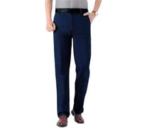 Lunifit Mens Jeans, Classic Straight Fit Stretch Denim Pants for Older Men, High Waist Comfortable Business Casual Jeans with Deep Pockets
