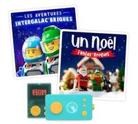 Lunii - Confezione da 2 Libri Audio interattivi per Bambini dai 5 Anni - Lego: Un Natale Fantas'Mattoni, Le Avventure Intergalac'Mattoni - 2:30 di ascolto - Scatola Storie Lunii