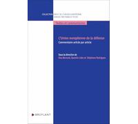L'Union européenne de la défense: Commentaire article par article
