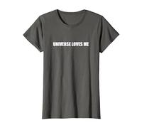 L'Universo Mi AMA Maglietta, Donna, Asfalto, XXL