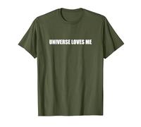 L'Universo Mi AMA Maglietta, Uomo, Oliva, XL