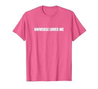 L'Universo Mi AMA Maglietta, Uomo, Rosa mélange, 3XL