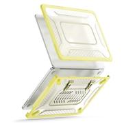 Lunivop Custodia per MacBook Neo 33 cm 2026 A3404/A18 Pro Chip (giallo) | Custodia per computer portatile con cavalletto, custodia protettiva rigida opaca per dissipazione del calore