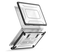 Lunivop Custodia per MacBook Neo 33 cm 2026 A3404/A18 Pro Chip (nero) | Custodia per computer portatile con cavalletto, custodia protettiva rigida opaca per dissipazione del calore