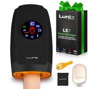 Lunix LX7 - Massaggiatore elettrico per mani con compressione, 4 livelli di pressione per artrite, sollievo dal dolore, tunnel carpale e intorpidimento delle dita, massaggiatore Shiatsu con calore