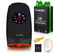 Lunix LX7 - Massaggiatore elettrico per mani con compressione, 4 livelli di pressione per artrite, sollievo dal dolore, tunnel carpale e intorpidimento delle dita, massaggiatore Shiatsu con calore