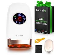 Lunix LX7 - Massaggiatore elettrico per mani, con touch screen e compressione, 4 livelli di pressione, punti artrite, sollievo dal dolore, tunnel carpale intorpidimento delle dita, dispositivo