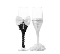 LUNLUN HOME Bicchieri da champagne per matrimoni Flauti da champagne per gli sposi