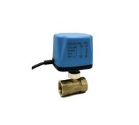 LUNMENGCC Valvola a sfera elettrica in ottone a 2 vie normalmente chiusa/aperta da 3/4" 220V 12V 24V 2-Wire valvola a sfera motorizzata sostituire elettrovalvola