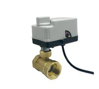 LUNMENGCC Valvola a sfera motorizzata a due vie da 1/2 "3/4" 1" 2" con interruttore manuale 220V 12V 24V Valvola a sfera elettrica in ottone 3-Wire 2 Point Control