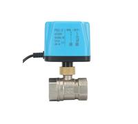 LUNMENGCC Valvola a sfera motorizzata normalmente chiusa/aperta dell'acciaio inossidabile DN25 220V 12V 24V 2-Wire elettrico valvola a sfera