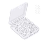 Lunpog 600 chiusure in silicone per orecchini, trasparenti, per gioielli fai da te da donna