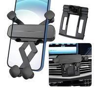 LUNQIN Supporto da auto per Mercedes Benz Classe E 2010 2011 2012 2013 E300 E350 E550 E63 AMG W212 Accessori Auto Decorazione Interni Mobile Cellulare Smartphone Staffa