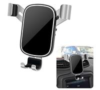LUNQIN Supporto per telefono da auto per Jeep Renegade 2015-2023, Compatibile con smartphone 4-7 pollici, Design per bocchetta aria, Regolabile e Girevole, Nero
