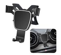 LUNQIN Supporto per telefono per auto per Audi Q2 2018-2024 Accessori auto Staffa di navigazione Decorazione interna Supporto per cellulare