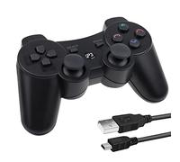 Lunriwis Controller per PS3, senza fili Controller di gioco per PS3, Bluetooth Joystick PS3 con Dualshock e sensore a 6 assi Controller Wireless per PlayStation 3