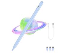 Luntak Magneitc - Penna stilo per tablet Android, pennino capacitivo per touch screen con punta POM, per Samsung, Xiaomi, Huawei, Vivo, Lenovo e altri smartphone e tablet Android, colore: blu