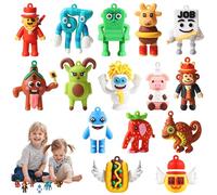 lunule Steal a Brainrot Peluche Set da 15 di Simpatici e Divertenti Italian Brainrot Figurine Personaggi Morbidi Giocattoli in Peluche Ispirati ai Personaggi del Meme Ideali come Regalo