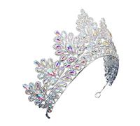 LUNWJJIP Corona da fata, accessorio da sposa, diademi con strass for matrimonio, elegante copricapo