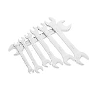 LUNWJJIP Set di 7 chiavi a doppia testa in acciaio ad alto tenore di carbonio, kit di strumenti for la riparazione di auto, meccanismo a cricchetto