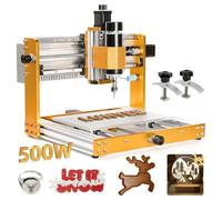 Lunyee 3018 Pro Ultra Fresatrice CNC interamente in metallo da 500 W, Interruttori di limite della Fresatrice per incisore a 3 assi aggiornati e Arresto di emergenza con controllo offline GRBL per me
