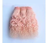 LUNYY 1 Pezzo Trame di Capelli di Lana per Bambole BJD Estensioni dei Capelli Ricci per Tutte Le Bambole Parrucche per Bambole Fai-da-Te Accessori per Bambole per Capelli