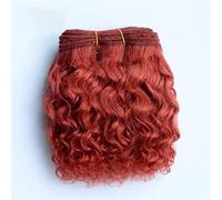 LUNYY 1 Pezzo Trame di Capelli di Lana per Bambole BJD Estensioni dei Capelli Ricci per Tutte Le Bambole Parrucche per Bambole Fai-da-Te Accessori per Bambole per Capelli