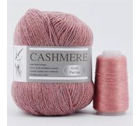 LUNYY 3 Set (6 Pezzi/Lotto) Filato di Cashmere per Maglieria 3 Strati di Cashmere Pettinato fine Lavorato a Maglia 6 matasse di Lana di Cashmere Filato di Capra per Bambini