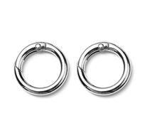 LUNYY 5 pz/Lotto Chiusura a Molla Bronzo Placcato Oro Ganci di Chiusura in Metallo per Monili Che Fanno Portachiavi Fai da Te Anelli Fibbie Forniture 20/25/27/34mm