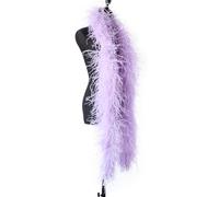 LUNYY Boa di Piume di Struzzo da 2 Metri a 6 Strati per Abito da Sposa con Decorazione a Scialle con Piume, Accessori per Abiti di Carnevale