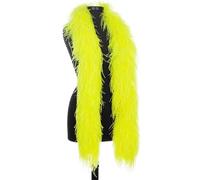 LUNYY Boa di Piume di Struzzo da 2 Metri a 6 Strati per Abito da Sposa con Decorazione a Scialle con Piume, Accessori per Abiti di Carnevale