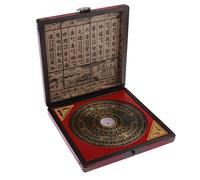 Luo Pan In Legno 18 Cm | bussola cinese, per feng shui, con custodia, elegante