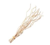 LuoAXINN Bastoncini Diffusore 20 Pz 28 CM Ondulata Lunga Diffusore Bastone Fragranza for La Casa caffè Nero Deodorante Rattan Reed Sostituzione Bastoncini di Ricarica(Brown)